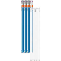 OSRAM 8 Pack Cost Efficient 18.3W G13 Electromagnetic Ballast LED Tubes Double Ended 6500K Matt Cool Daylight White