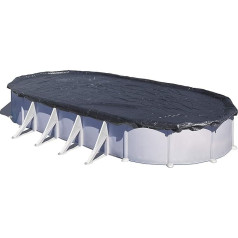 Size CIPROV501 - Winter cover for oval basin of 500 x 300 cm, color black