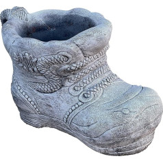 stoneandstyle Plant Bowl Boots XL Frost-Proof Cast Stone 14 kg