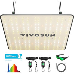 VIVOSUN VS1000 LED Grow Light with Samsung LM301 Diodes & Sosen Driver for Indoor Growing, Plant Lamp with Dimmable Lights & Sun-like Full Spectrum for 60 x 60 cm, 90 x 90 cm Grow Tent