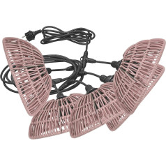 PR Home of Scandinavia Outdoor Fairy Lights Hue Pink 20 cm (Pack of 5)