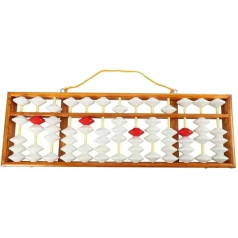Abacus, Digital Standard Abacus, Chinese Abacus, Abacus, 1 Pack Abacus, Math Lessons, Teacher Calculator, Hanging Teaching Abacus for School Teachers, 23 x 8 Inches