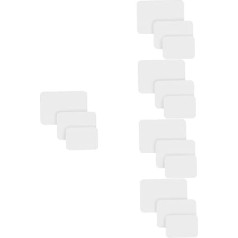 Lurrose 5 Sätze Whiteboard-schreibtafel Whiteboards Büro-maltafel Büro-schreibtafel Kleine Tafel Whiteboard Trocken Abwischbar Whiteboard-büro Tragbares Whiteboard Mdf Weiß 3 Stück * 5