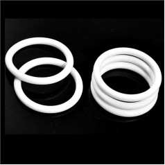 JWOO 10 Stück PTFE-O-Ring, hochschmierende Dichtung CS 1 mm, 1,5 mm, 1,6 mm, 1,7 mm, 1,72 mm, 1,78 mm, 1,8 mm, 1,9 mm, 2 mm(28.6x25x1.8mm)