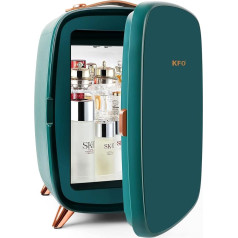 KFO Mini Beauty Refrigerator Skincare Fridge Mini Beauty Fridge Skin Care Fridge 6L Makeup Fridge Safe and Quiet Protect Your Cosmetics Ideal for Bedroom Cosmetic Storage