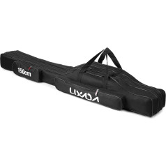 ‎Lixada Lixada 3-Layer Portable Folding Fishing Rod Bag Fishing Rod Tools Storage Bag Fishing Tackle Bag Rod Case for Fishing Rods 90/120/150 cm (optional)