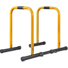 Relife Rebuild Your Life - Dip Station Exercises - Parallel Bars - Heavy Duty Dip Stand - Stable Gym Dip Bars