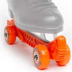 Rollergard Figure Skating Blade Protectors with Wheels Orange