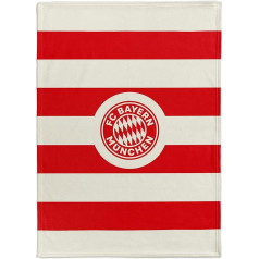 FC Bayern München Cuddly fleece blanket, red/white