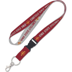 Iowa State Cyclones Heather Lanyard mit abnehmbarer Schnalle, 2,5 cm, mehrfarbig, Large