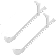 Ice Skate Protectors for Skates Blade Protectors with Adjustable Buckle for Figure Skating, Easy On/Off, Ice Skate Covers for Adults, Teens, Couples (White)