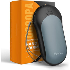 OCOOPA Hand Warmer PD Quick Charge Power Bank 10000 mAh Rechargeable Hand Warmer Portable Pocket Warmer Electric Hand Warmer USB Charger Gift for Women Children Men