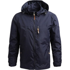 SRZYMJ Men's Lightweight Bomber Jacket Men's Sports Jacket Cargo Jacket Men's Bomber Jacket Men's Rain Jacket Long