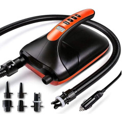 Ruitx Electric SUP Pump 20PSI 12V DC High Pressure Pump with Intelligent Two-Stage Auto Off Function