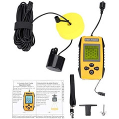 Fish Finder 100M Portable LCD Sonar Sensor Fish Finder Underwater Converter for Fishing Accessories