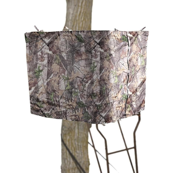 YIYIREA 102 x 37 Inch Hunting Tree Stand Blind Tree Stand Camouflage Raised Deer Blinds Cover Zipper for Hunting Deer Turkey (Frame Not Included)