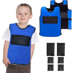 WHYIOFC Weighted Vest for Children, Compression Vest, Weighted Vest, Security Vest for Children with ABR Irritation Flood, Autism, ADHD, SPD, SI Disorder