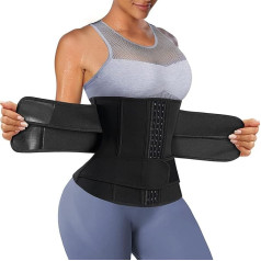 KUMAYES Women's Slimming Belt Sweat Belt Fitness Sauna Belt Corset Waist Trainer Body Shaper Tummy Control Waist Shaper