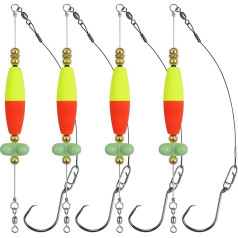 Catfish Float Rigs Catfish Accessories Rattle Cork EVA Peg Floats Bait Rigs with Rattle Octopus Circle Hook Crane Swivel for Catfishing Rig Santee Cooper Rig Equipment
