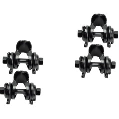 BESPORTBLE 2 Sets Bicycle Seat Clamp Seat Post Clamps Bicycle Seat Attachment Seat Clamp Saddle Parts Quick Release for Bicycle Seats Mountain Bike Seat Clamp Iron Black 2 Pieces x 2