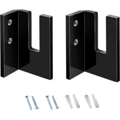 Perfeclan Skateboard Display Rack, Wall Mount, Sturdy Skateboard Mount, Acrylic Surfboard Holder, Snowboard Hanger for Bedroom, Dorm, Home