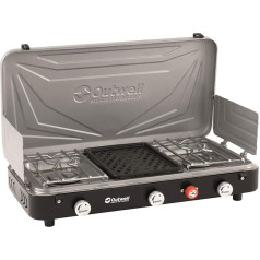 Outwell Rukutu Camping Stove Silver/Black
