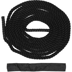 Power Battle Rope, Black, Lightweight Basics Battle Exercise Training Rope, Battle Ropes for Home Gym, Ropes for Training for Outdoor Strength Training