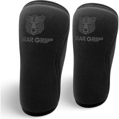 Bear Grip Premium 7mm Knee Wraps (Pair) - Small