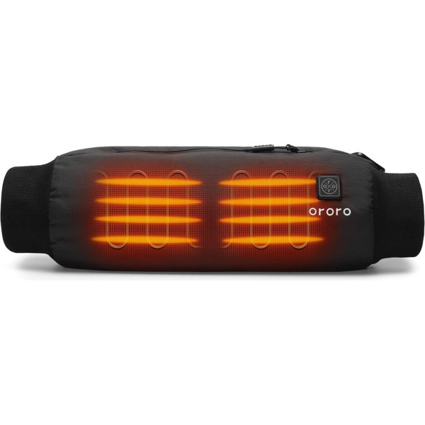 ORORO Muff for Warm Hands, 17 Hours Heat, Electric Hand Warmer Muff with Rechargeable Battery - Charger Not Included (Neutral Black)