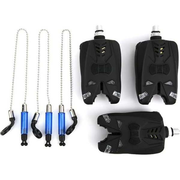 VGEBY Fish Bite Alarms Swinger Set Highly Sensitive Accessories Electronic Fishing Alarm + Swinger Set for Bait Casting Rods Telescopic Fishing Rods