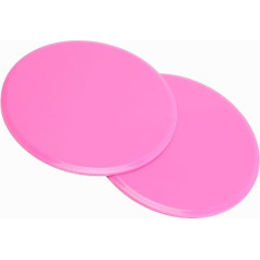 RiToEasysports Core Sliders 2 Pack Compact Double Sided Sliding Discs Workout Fitness Training Device with 7 Inch Diameter for Full Body Workout