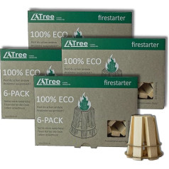 Perfect Fire Starter – Eco Barbecue Lighter Natural – Fireplace Lighter – Charcoal Lighter – Fire Starter – Barbecue Lighter Fireplace Natural, Organic Lighting Aid for Wood, Coal, Fireplace,