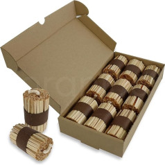Floranica Fire Starters Pack of 54 Kindling Wood Environmentally Friendly Kindling Wood and Wax Burning Time 20 Minutes Barbecue Lighter Outdoor Survival Bushcraft Camping Oven Lighter