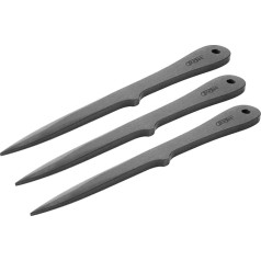 ACEJET Raven III Shadow Steel Throwing Knife Set of 3