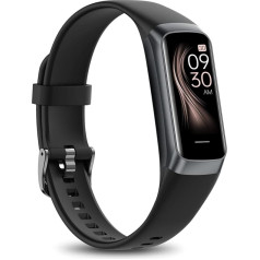 HTTWCOD Fitness Tracker for Men and Women, 24/7 Heart Rate Pedometer, IP68 Waterproof Activity Tracker with 25 Sports Modes with 1.1