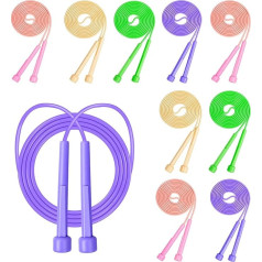 Pack of 10 Skipping Rope | Skipping Rope & Speed Rope Adjustable for Children Toddler Boys Girls Women Fitness Training Workout