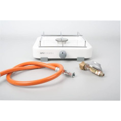 Samba Camping Cooker Gas Stove with Flame Failure Device White