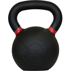 Diamond Professional Diamond Pro Kettlebell 32 kg Unisex Adults Matte Black, One