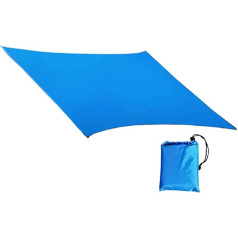 Portable Waterproof Pockets Picnic Blanket for Outdoor Use Moisture Resistant Lightweight Foldable for Lawn Beach Mat Hiking Camping Mat