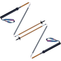 AONIJIE 2-Pack Foldable Z Hiking Poles Ultra Compact Trekking Poles for Trekking, Hiking, Travel