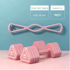 ZXQZ Fitness Dumbbells, Chest Expander, for Bips with Buttocks, for Fitness Yoga and Arms Pilates Small Dumbbells (Colour: Style4)