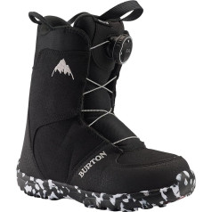 Burton Grom BOA Snowboard Boots Kid's Sz 1K Black