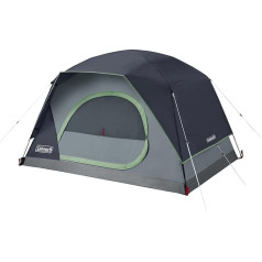 Coleman Skydome Tent with 5 Minute Setup, 2/4/6/8 Person Weatherproof Tent with Rainfly, Carry Bag & 20% More Headroom Than Traditional Tents