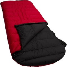 LOWLAND OUTDOOR Ranger Comfort Down Sleeping Bag, Red, 230 x 80 cm