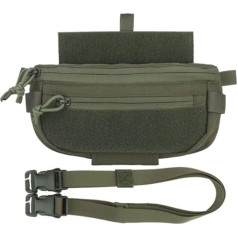 Drop Down Pouch for Tactical Vest, Bum Bag for Plate Carrier, Tactical Drop Dangler Bag with Hoop and Loop for Chest Rig Vest