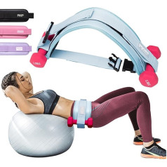 Hip Thrust Belt, Pixel Panda Hip Thrust Band, Portable Hip Thrust Easy to Use with Dumbbells, Kettlebells, Plates, Hip Thruster for Gym, Home Training