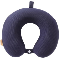 SHCHNA Neck Pillow, Car Neck Pillow, Travel Pillow Made of Memory Foam, Travel Neck Pillow, Head Neck Support, Airplane Pillow, Travel Essentials (Navy Blue)