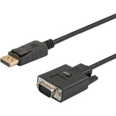Displayport (m) - vga (m) kabelis 1,8 m, cl-92