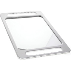 Hairdressing Mirror with Handle Large Salon Hand Mirror 40cm Double Handle Kosmetex