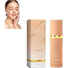 4-in-1 Liquid Foundation, Colour Changing Foundation with SPF 50+, Adapts to Skin Colour, Long-Lasting and Moisturising Concealer, Does Not Fade, Does Not Stick (1PCS)